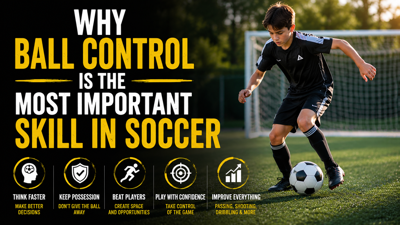 Why Ball Control Is the Most Important Skill in Soccer